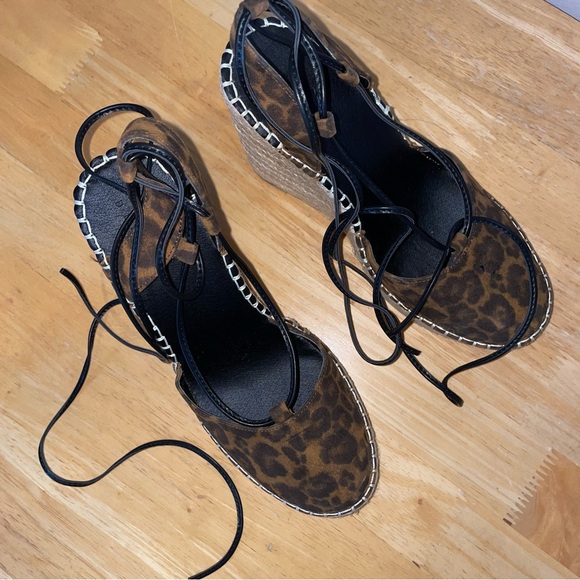 ASOS Leopard Print Wedges - Picture 4 of 6